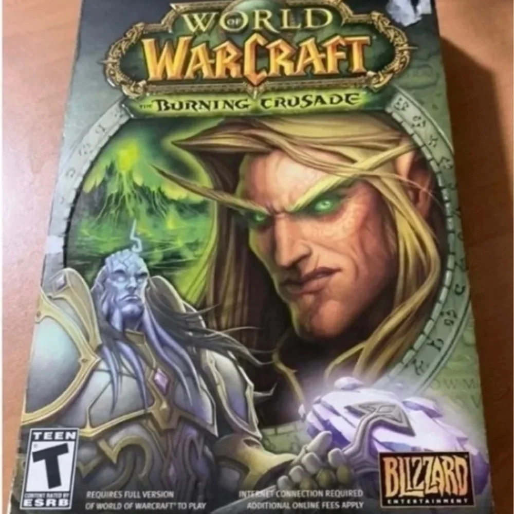 Microsoft world of warcraft games lot of 2 burning crusade/wrath of lich king